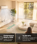 Climatizzatore Monosplit Inverter 9000/12000/18000 BTU A++ Gas R32 Wi-Fi