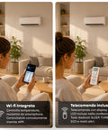 Climatizzatore Monosplit Inverter 9000/12000/18000 BTU A++ Gas R32 Wi-Fi