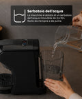 Macchina Caffè Espresso 4 in 1 – Capsule Nespresso, Dolce Gusto, Modo Mio e Macinato 19 Bar, 1450W, Serbatoio 0,6L, Spegnimento Automatico