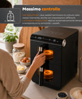 Friggitrice ad Aria 11 Litri Doppio Cestello 2800W con 13 Programmi e Touch Control e Accessori