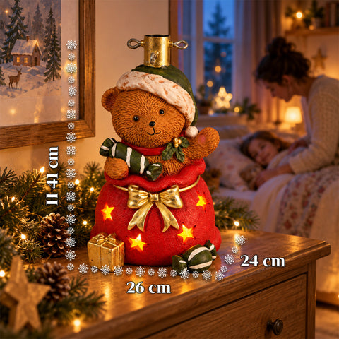 Socle décoratif pour sapin de Noël, 10 motifs, en fer et magnésium, fixation universelle, pour sapins jusqu’à 210 cm, 2 modèles avec lumières LED