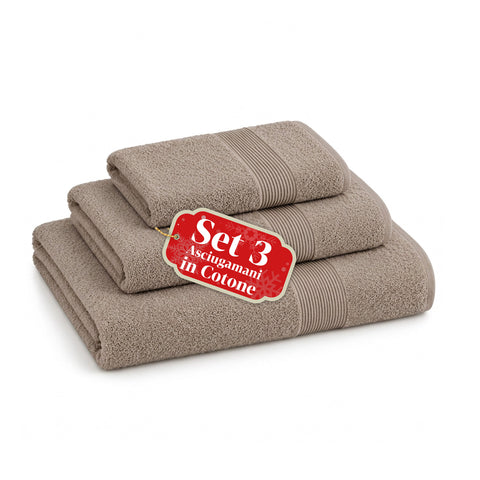 Lot de 3 serviettes de bain 100 % coton – Ensemble comprenant une serviette de 90x140, une serviette de 60x100 et une serviette d’invité de 40x60 cm, douces et absorbantes, 6 couleurs