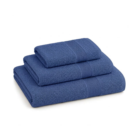 Set 3 Asciugamani in 100% Cotone – Tris Bagno con Telo 90x140, Asciugamano 60x100 e Ospite 40x60 cm, Morbidi e Assorbenti, 6 Colori