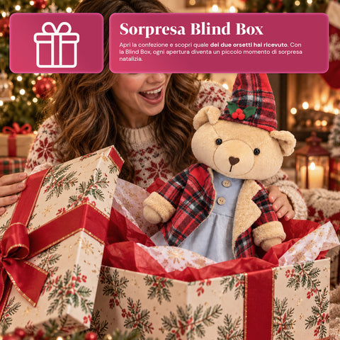 Ours décoratif de Noël de 85 cm, peluche décorative avec chapeau et tenue écossaise, base stable, tartan rouge ou marron