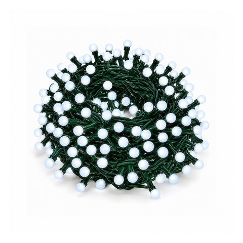 Guirlande lumineuse 500 LED Cherry de 12,5 m, 8 jeux de lumière, IP44