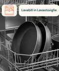 Batteria da Cucina Completa 13 Pezzi in Vari Colori con Mestoli Inclusi