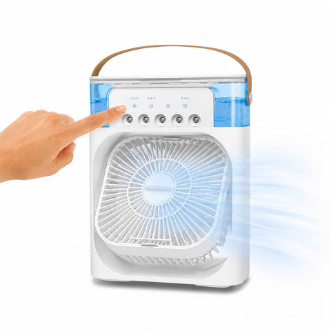 Ventilateur portable rechargeable USB Nébuliseur Réservoir 600ml avec batterie au lithium
