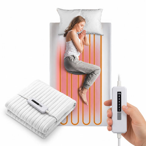 Couverture chauffante électrique pour matelas avec chauffage rapide et 6 températures