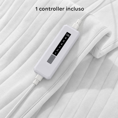 Couverture chauffante électrique pour matelas avec chauffage rapide et 6 températures