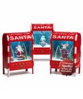 Cassetta Postale di Natale con Babbo Natale – LED, Musica e Effetto Neve