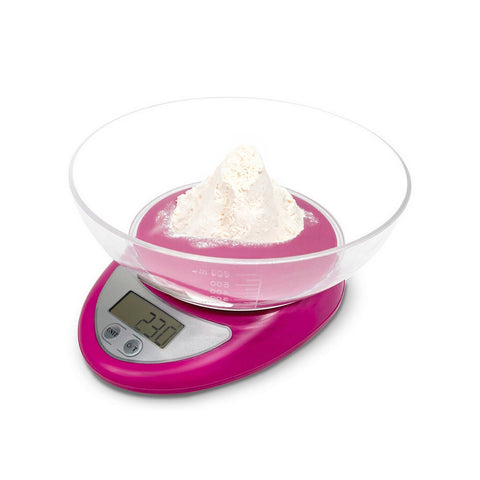 Bilancia Digitale Da Cucina Con Ciotola In Plastica Da 600 Ml