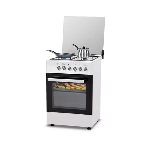 Cuisinière 60cm 4 Feux avec Four Électrique 1900W – Classique et Puissante