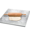 Spianatoia per Impasto in Acciaio Inox 304 Satinato con Piegatura 2 cm