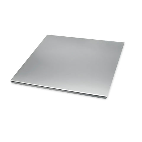 Spianatoia per Impasto in Acciaio Inox 304 Satinato con Piegatura 2 cm