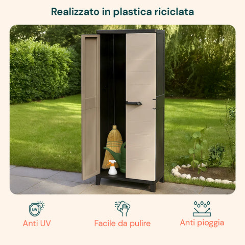 Mobile portascope con anta chiusa, compatto