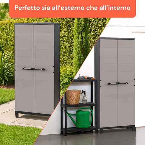 Mobile portascope salvaspazio a colonna