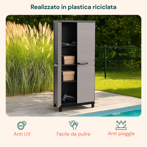 Mobile Tuttopiani Toomax realizzato in plastica riciclata: anti UV, facile da pulire, anti pioggia, perfetto per esterno e piscina