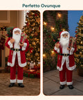 Decoro Natalizio Babbo Natale – Stile Classico Perfetto per Ingresso Soggiorno