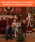 Decoro Natalizio Babbo Natale – Stile Classico Perfetto per Ingresso Soggiorno