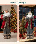 Decoro Natalizio Babbo Natale – Stile Classico Perfetto per Ingresso Soggiorno