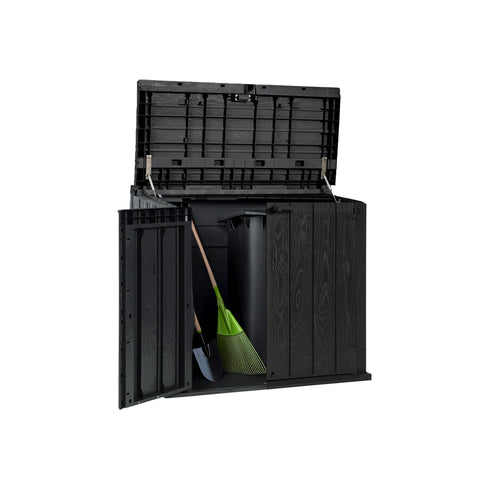 Abri de jardin pour outils d'extérieur en plastique recyclé résistant aux UV