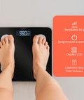 Bilancia con sensibilità 50g per rilevazioni precise, spegnimento automatico, display LCD e alimentazione con 2 batterie AAA non incluse