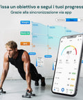 Bilancia digitale smart disponibile in 2 colorazioni nero e bianco, spedizione in base alla disponibilità di magazzino per ogni ambiente