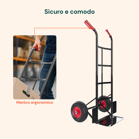 Carrello con design compatto facile da riporre in spazi ristretti, dimensioni ottimizzate 116x45x50,5cm per massima praticità domestica