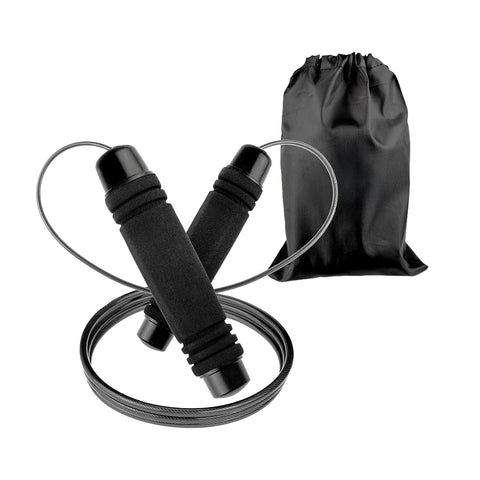 Corde à Sauter Fitness avec Poignée Ergonomique et Sac de Transport