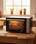 Forno Elettrico Ventilato 70L Multifunzione 2500W – Doppia Resistenza e Timer 90 Min