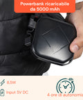 Gilet Termico Nero Unisex L-XXL – 3 Livelli di Temperatura e Ricarica USB