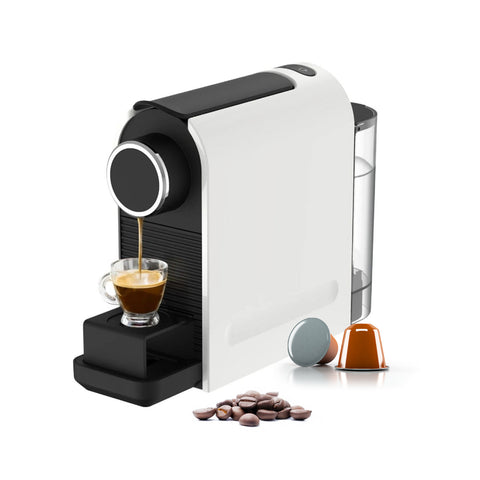 Macchina caffè 1400W compatibile Nespresso con pressione 20 bar, serbatoio 0,5L e spegnimento automatico per espresso perfetto