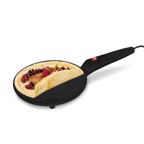 Crêpière électrique 700W avec revêtement antiadhésif facile à nettoyer