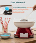 Macchina Zucchero Filato 500W Fatto in Casa – Include Cucchiaio Dosatore