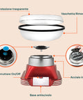 Macchina Zucchero Filato 500W Fatto in Casa – Include Cucchiaio Dosatore