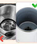 Montalatte Elettrico in Acciaio Inox con Interno Antiaderente e 4 Programmi