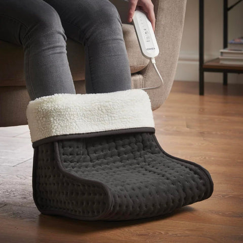 Scaldapiedi Termico Elettrico Cozy in Morbido Tessuto – 3 Livelli e Timer 90 Min