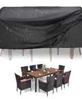 Set Copertura Tavola E 4 Sedie 165x140x90cm