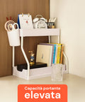 Organizer Estraibile Salvaspazio con Cestello e Ganci per Bagno o Cucina