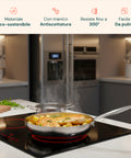 Padella Svasata Alta in Alluminio con Manico Inox – Vari Formati