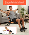 Panca Pieghevole Multifunzione 22 in 1 – Allenamento Addominali, Braccia e Gambe