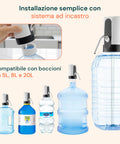 Pompa Erogatore per Boccioni – Dispenser Acqua Elettrico USB Compatibile 5/8/20L