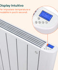 Radiatore Elettrico Digitale In Alluminio 1500w