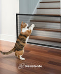 Barriera Protettiva per Animali – Rete 140x72 cm in Ferro con 4 Ganci Inclusi
