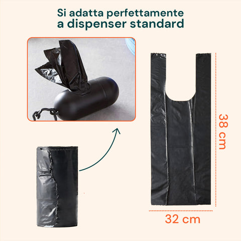 Sacchetti Per Bisogni Cani Set da 50