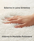 Coperta Elettrica Riscaldata Coprimaterasso in Lana Sintetica - Timer e 9 Temperature