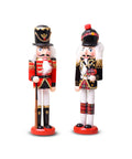 Set 2 Schiaccianoci in Legno – Stile Inglese e Scozzese Dipinti a Mano