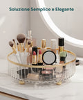 Vassoi Rotanti per Cosmetici e Cucina – Set da 2, Impermeabili