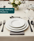 Posate Sibilla – Set da 24 in Acciaio Inox Satinato Nero Elegante