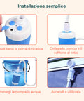 Doccia Portatile 5200 mAh per Campeggio – 120 Min Di Autonomia e Ricarica USB